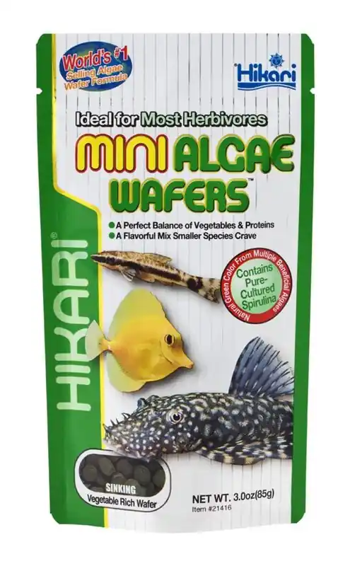 Hikari Mini Algae Wafers 3oz - Aquarium Supplies