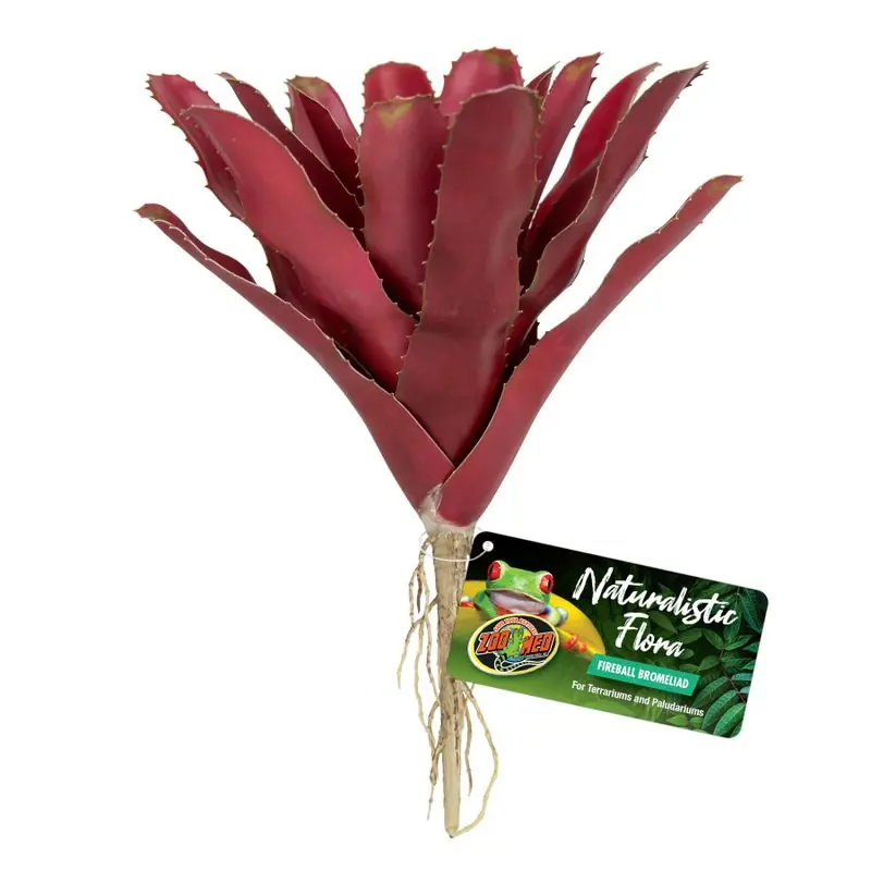 Zoo Med Naturalistic Flora Fireball Bromeliad - Reptile/Turtle/Insect Supplies