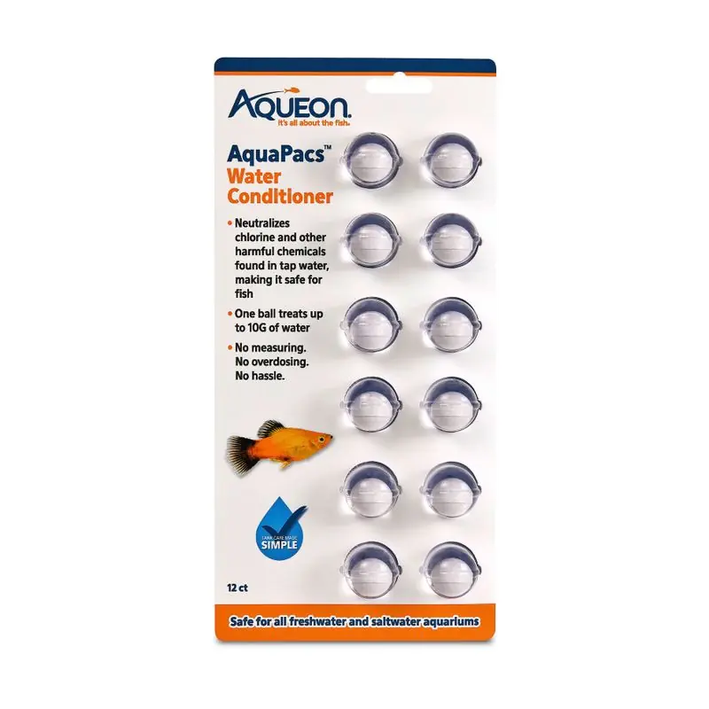 Aqueon AquaPacs Water Conditioner 12pk - Water Care