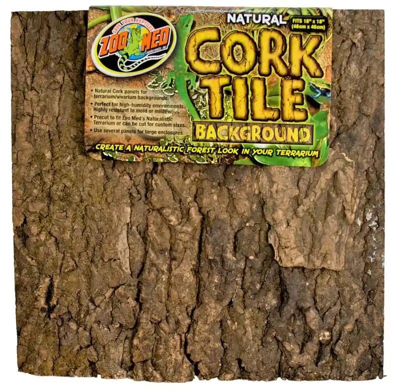 Zoo Med Natural Cork Tile 18x18" - Reptile/Turtle/Insect Supplies