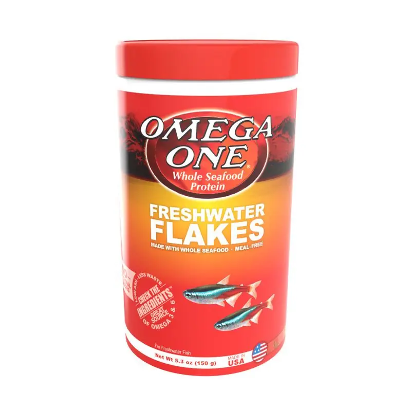 Omega One Freshwater Flakes 5.3 oz - Aquarium Supplies