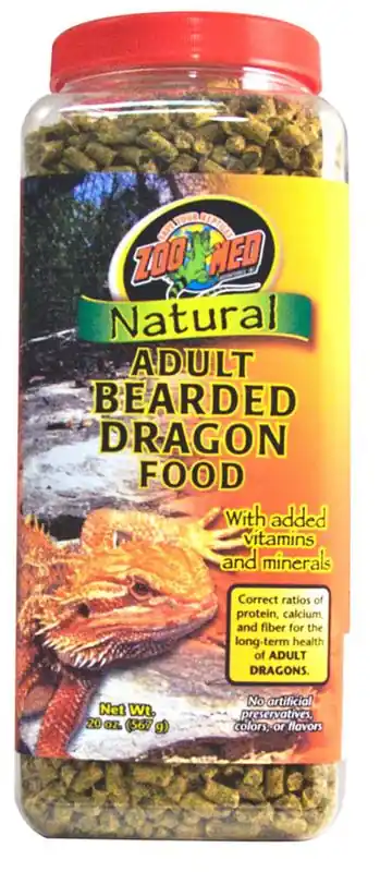 Zoo Med Adult Bearded Dragon Food 20 oz - Food & Nutrition