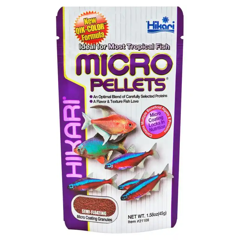 Hikari Micro Pellets 1.58oz - Aquarium Supplies