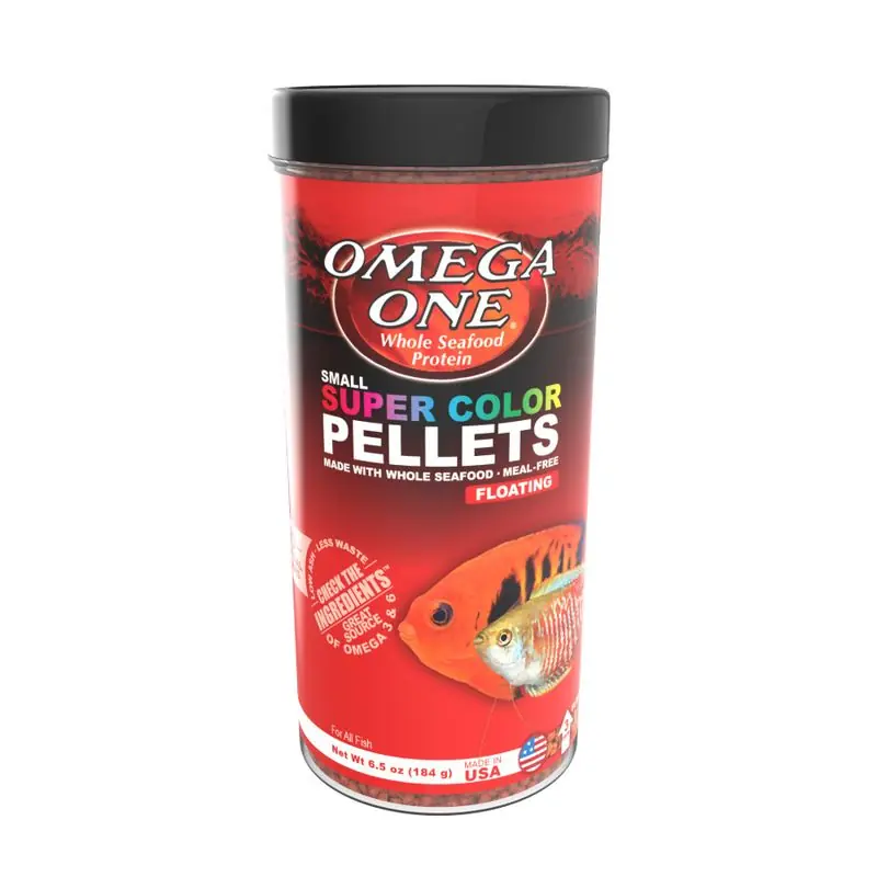 Omega One Super Color Floating Pellet 6.5oz. - Aquarium Supplies