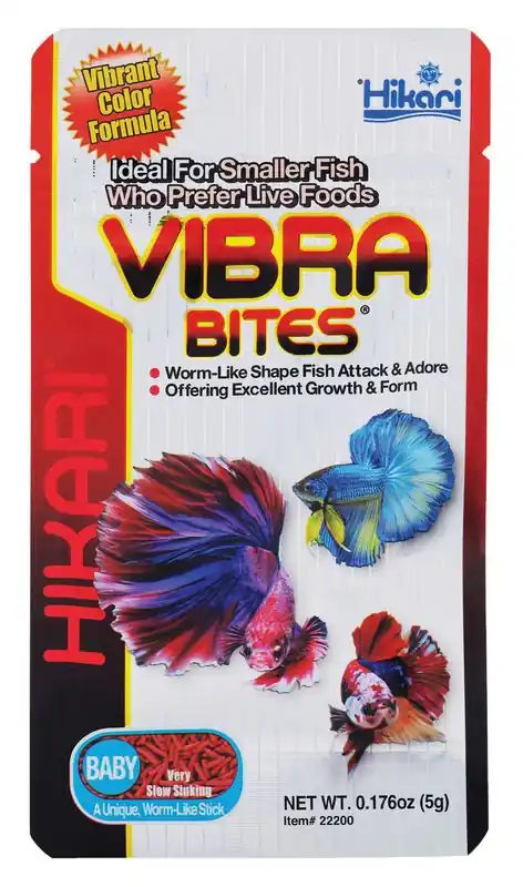 Hikari Vibra Bites Baby 0.17oz - Aquarium Supplies