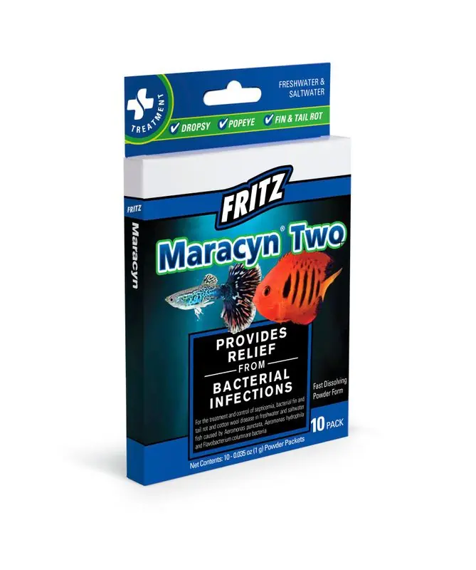 Fritz Maracyn Two Freshwater & Saltwater Treatment 10pk - Medication