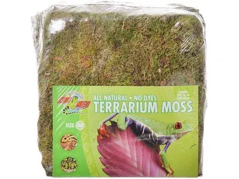 Zoo Med Terrarium Moss Substrate Green Mini Bale - Reptile/Turtle/Insect Supplies