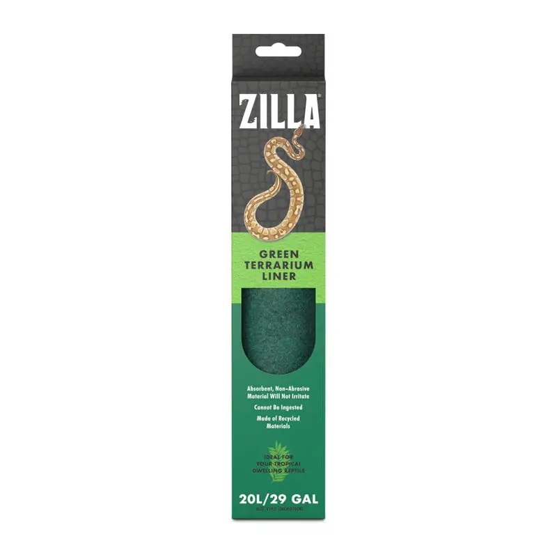 Zilla Green Terrarium Liner 29Gal - Reptile/Turtle/Insect Supplies