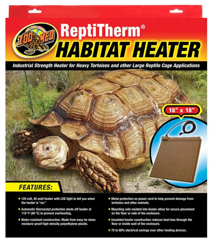 Zoo Med ReptiTherm Habitat Heater - Reptile/Turtle/Insect Supplies