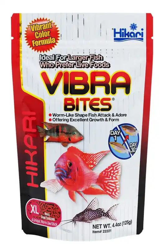 Hikari Vibra Bites XL 4.4oz - Aquarium Supplies