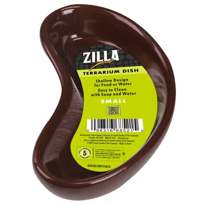 Zilla Terrarium Dish Small - Reptile/Turtle/Insect Supplies
