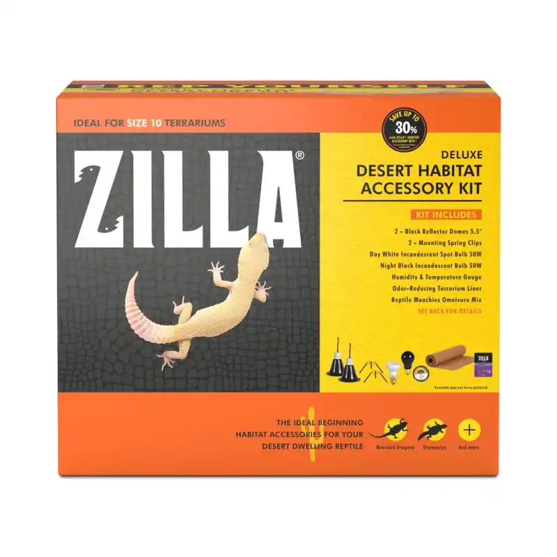 Zilla Desert Habitat Accessory Kit - Reptile/Turtle/Insect Supplies