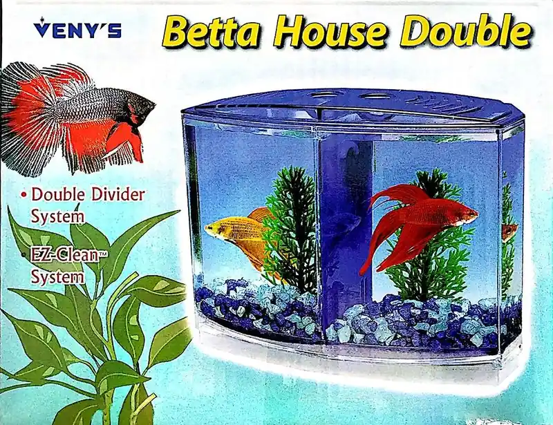 Veny's Betta House Double BBT3S - Aquarium Supplies