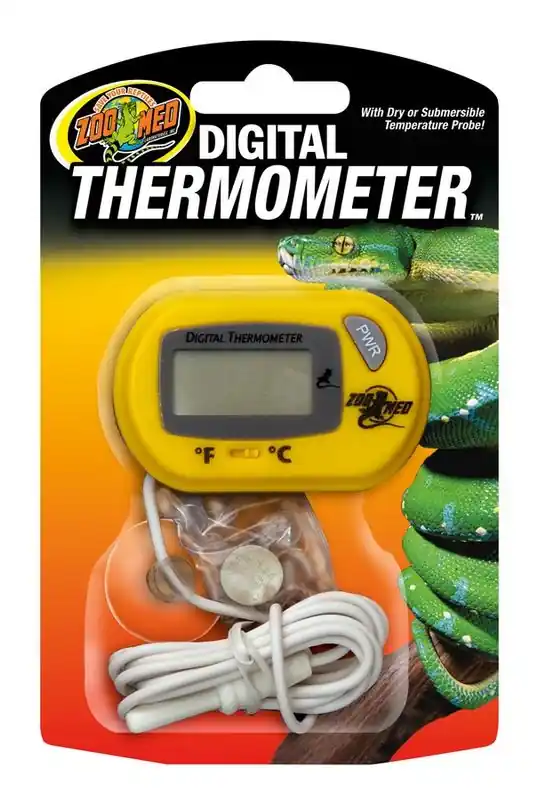 Zoo Med Digital Thermometer - Reptile/Turtle/Insect Supplies