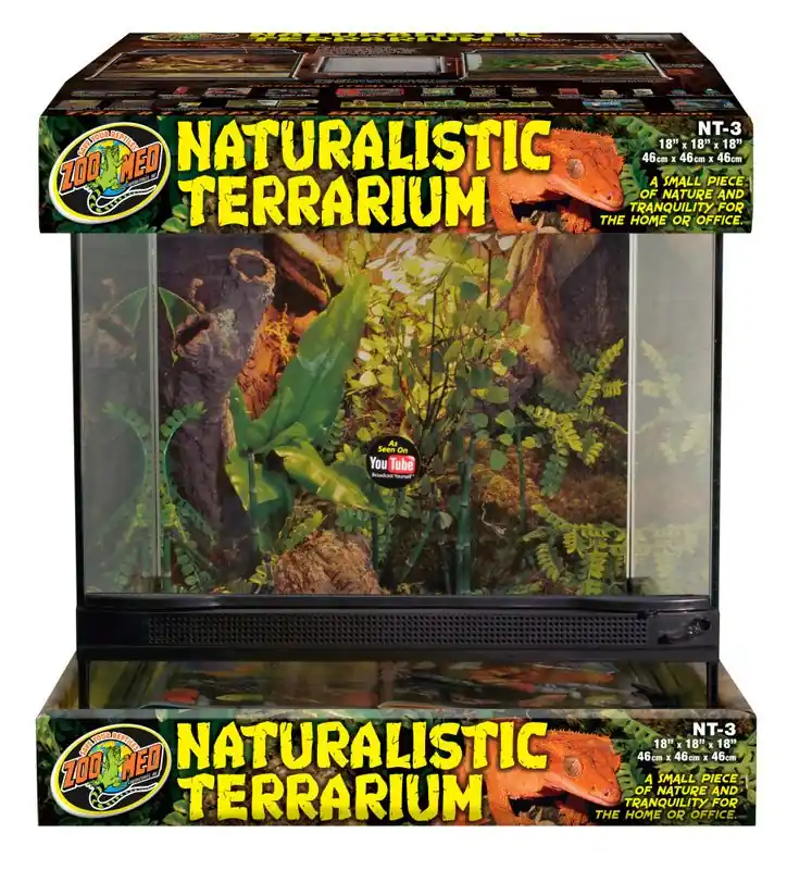 Zoo Med Natural Terrarium, Large 18x18x18" - Terrariums/Cages