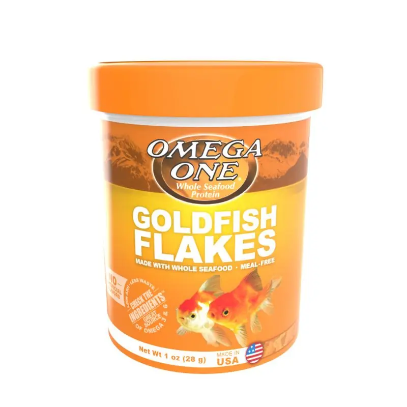 Omega One Goldfish Flakes 1oz - Aquarium Supplies