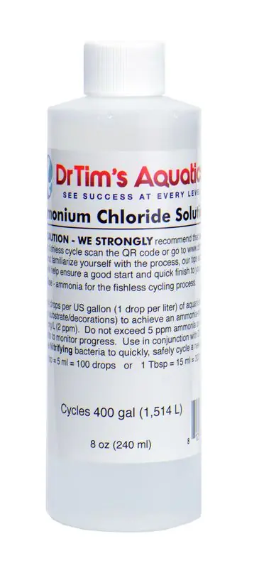 DrTim's Aquatics Ammonium Chloride 8oz - Aquarium Supplies