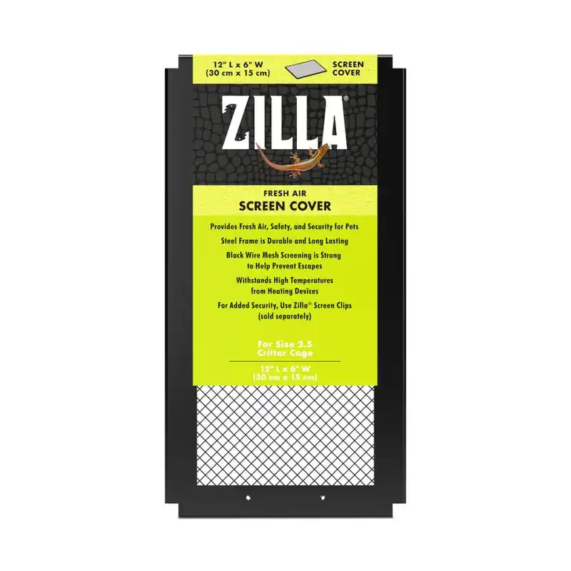Zilla Screen Cover 2.5 Gallon 12x6" - Tanks/Stands/Terrariums & Accessories