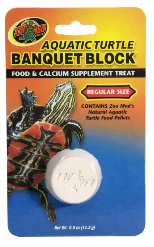 Zoo Med Aquatic Turtle Banquet Block 0.5 oz - Food & Nutrition