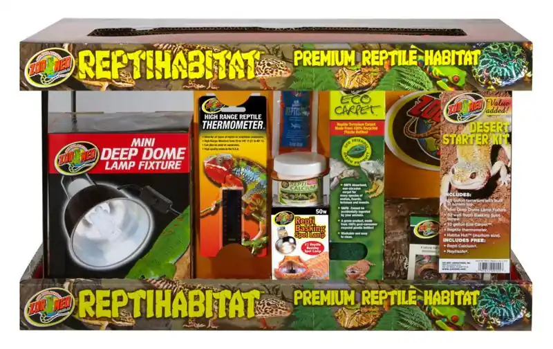 Zoo Med ReptiHabitat Desert Starter Kit 10 Gallon - Terrariums/Cages