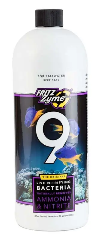 Fritz FritzZyme 9 Saltwater Live Nitrifying Bacteria 32 fl oz - Water Care