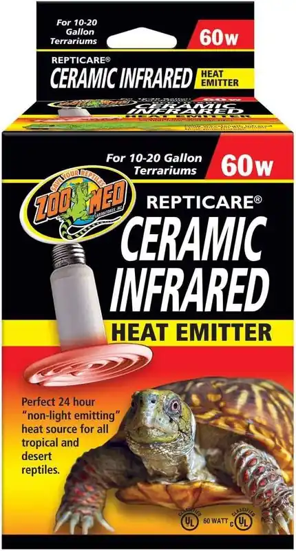 Zoo Med Repticare Ceramic Infrared 60W - Reptile/Turtle/Insect Supplies