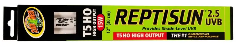 Zoo Med 2.5 UVB T5 HO 15W 12" - Reptile/Turtle/Insect Supplies