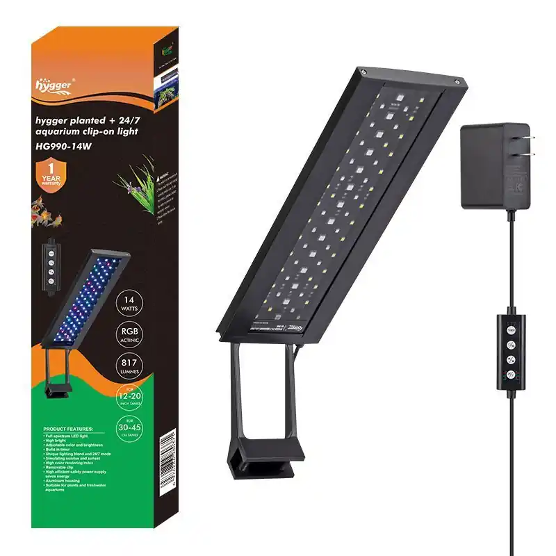 Hygger Apex Aquarium Clip-on Light HG990-14W