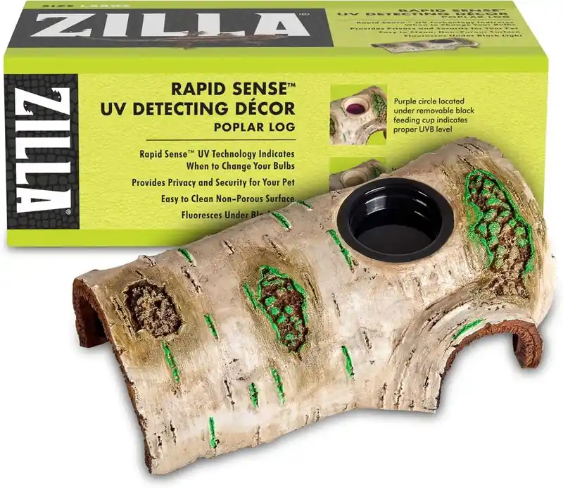 Zilla Rapid Sense Poplar Log Lg. - Reptile/Turtle/Insect Supplies