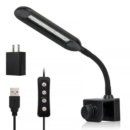 Hygger Gooseneck Clip On LED Light USB Port HG033 6W - Lighting & Accessories