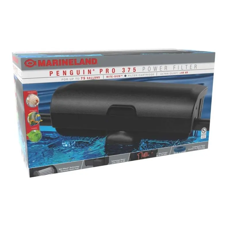 Marineland Penguin Pro 375 Power Filter - Aquarium Supplies