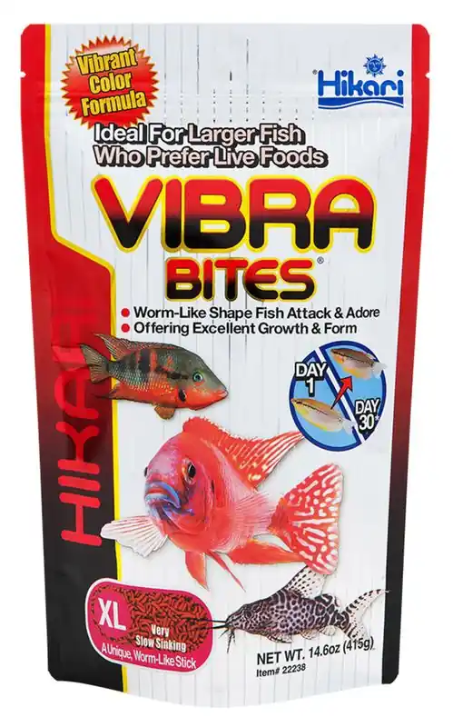 Hikari Vibra Bites XL 14.6oz - Aquarium Supplies