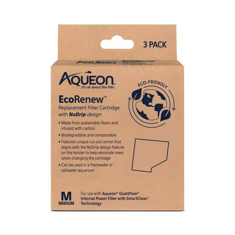 Aqueon EcoRenew Cartridge Medium 3PK - Filters & Accessories