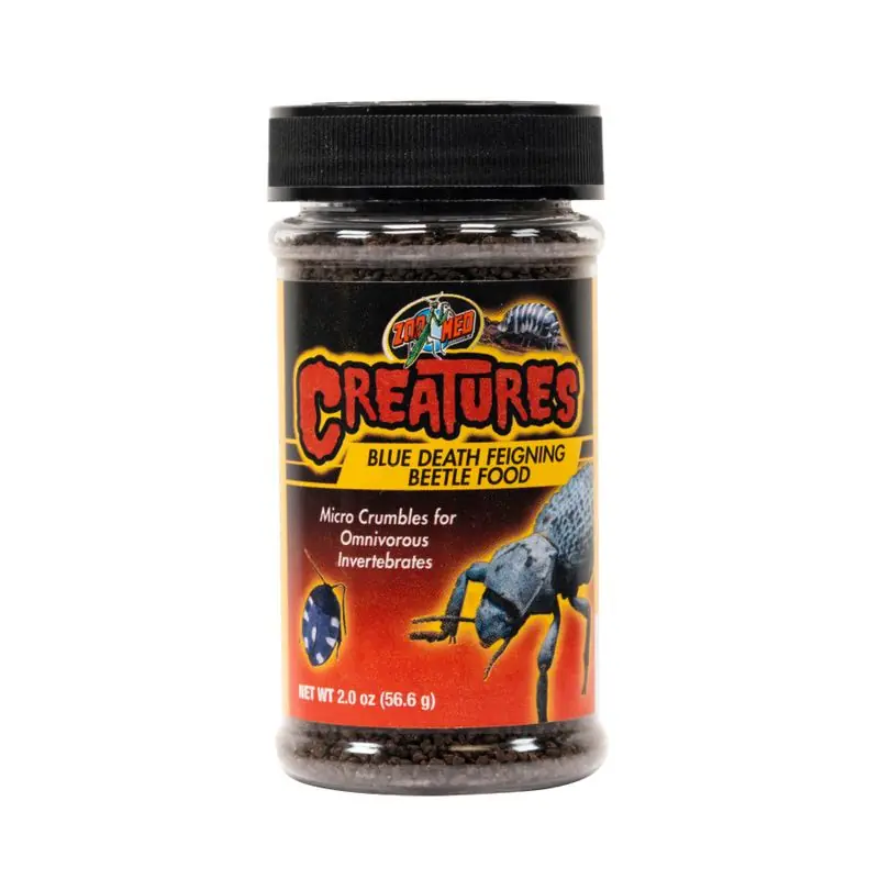 Zoo Med Creatures Blue Death Feigning Beetle Food 2 oz - Food & Nutrition