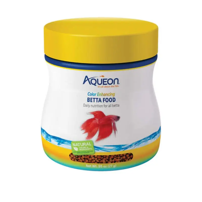 Aqueon Betta Food Color Enhancing 0.95 oz