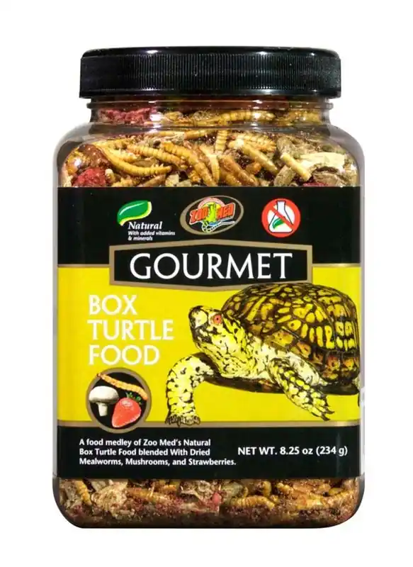 Zoo Med Gourmet Box Turtle Food 8.25 oz - Food & Nutrition