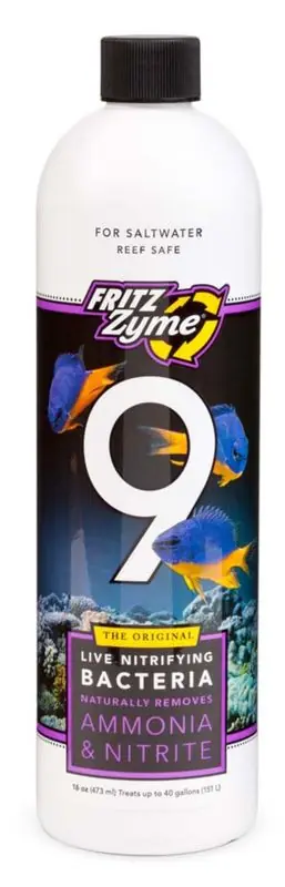 Fritz FritzZyme 9 Saltwater Live Nitrifying Bacteria 16 fl oz - Aquarium Supplies