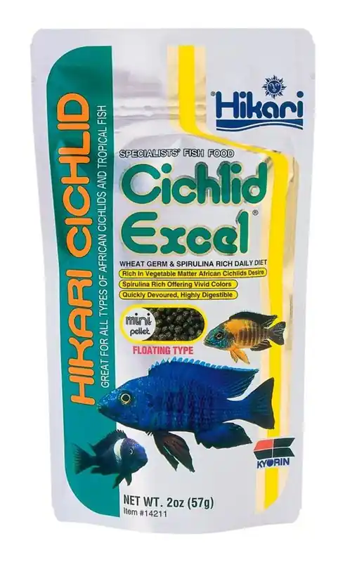 Hikari Cichlid Excel Mini 2.01oz - Aquarium Supplies