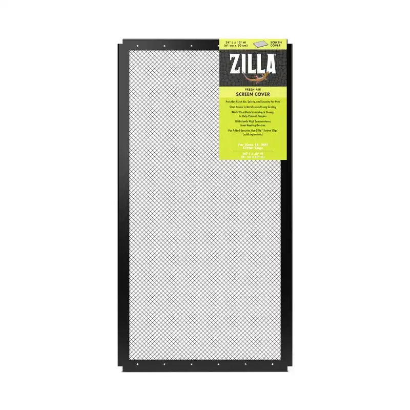 Zilla Screen Cover 24x12 - Tanks/Stands/Terrariums & Accessories