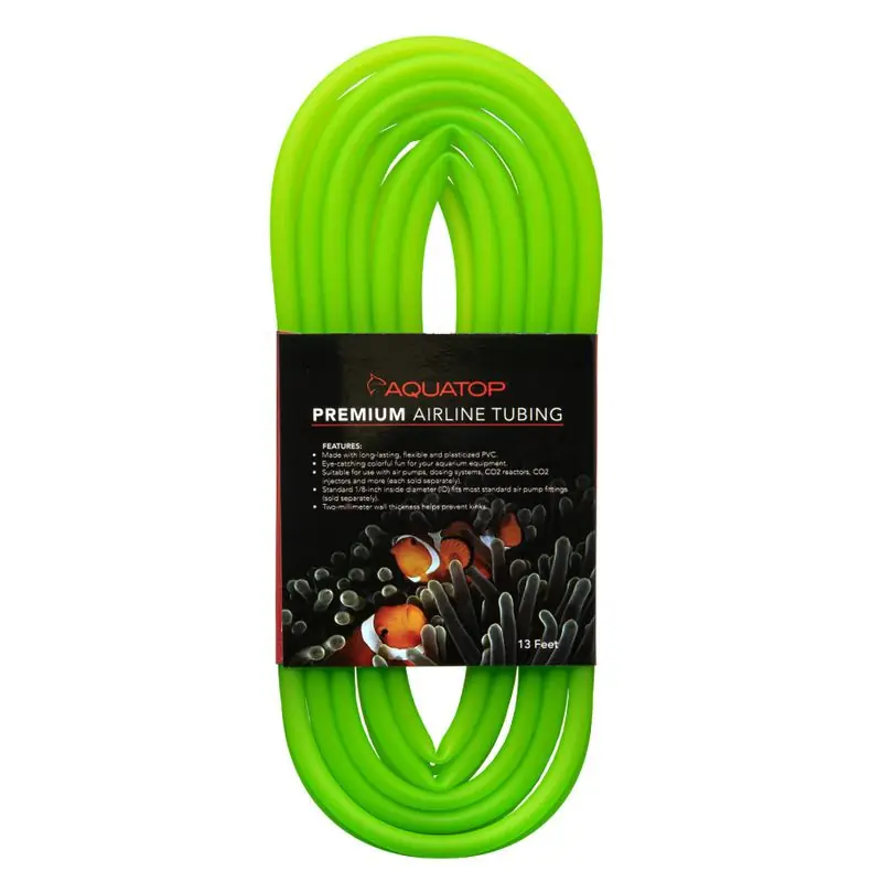 Aquatop Airline Tubing 13FT Green - Aquarium Supplies