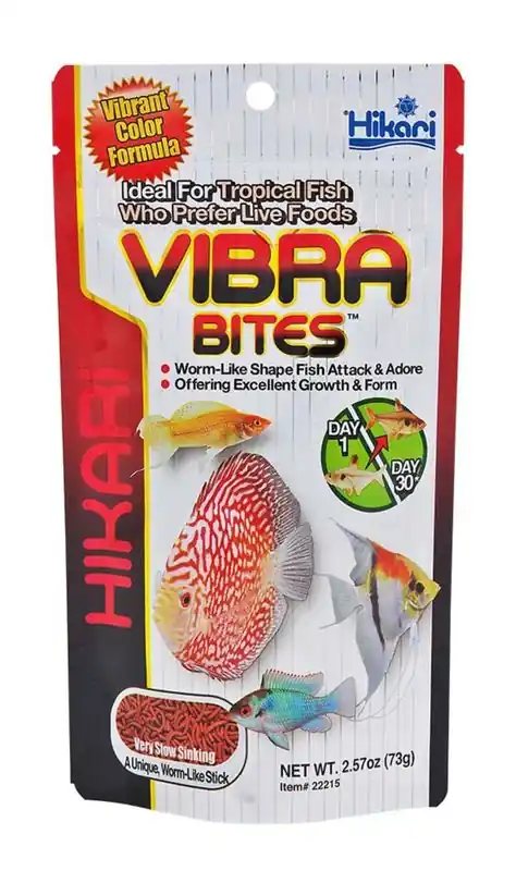Hikari Vibra Bites 2.57 oz - Aquarium Supplies