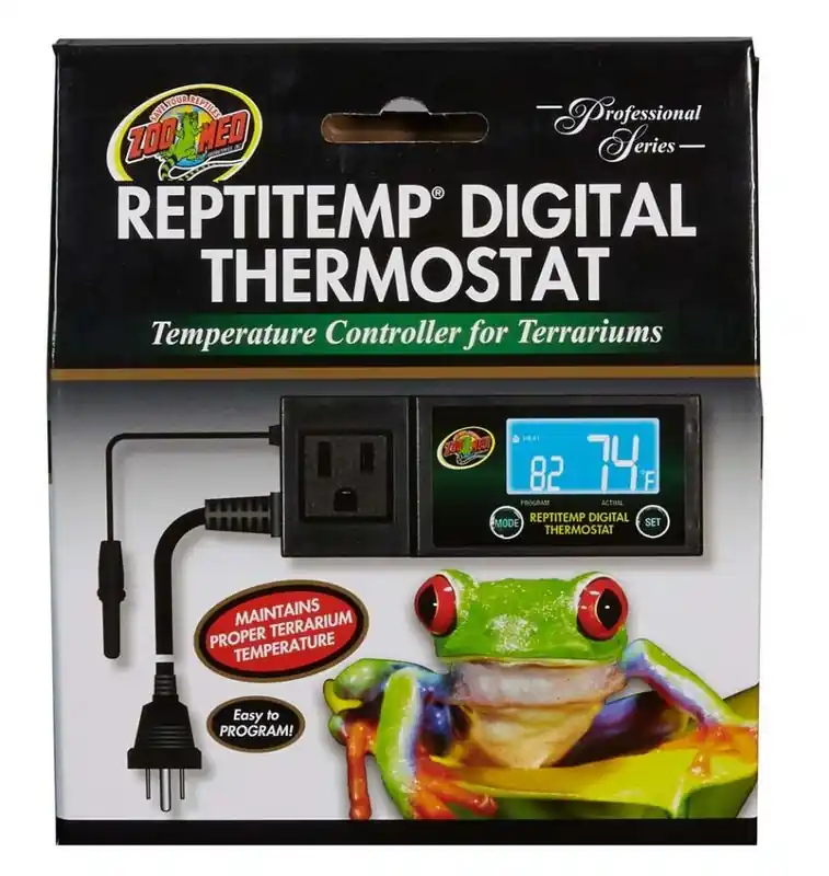 Zoo Med ReptiTemp Digital Thermostat - Reptile/Turtle/Insect Supplies