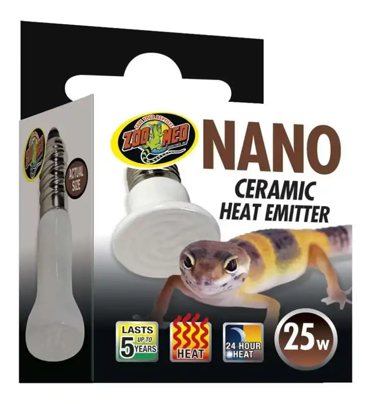 Zoo Med Nano Ceramic Heat Emitter 25w - Reptile/Turtle/Insect Supplies