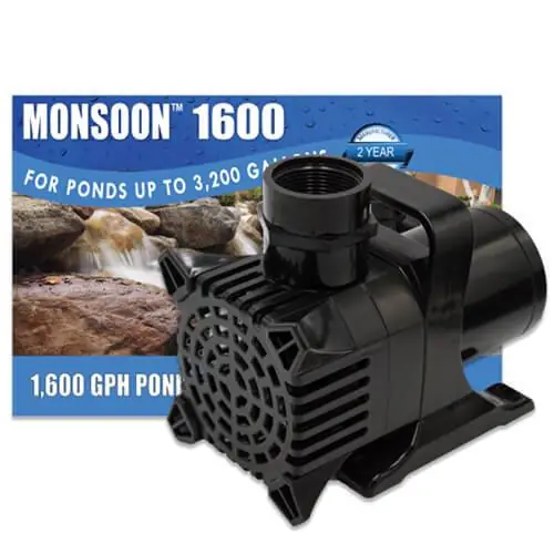 Anjon 1,600 GPH Monsoon Submersible Pond Pump - Anjon Manufacturing