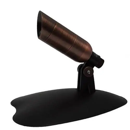Anjon 1-Watt Bronze Spot Light w/ Hood