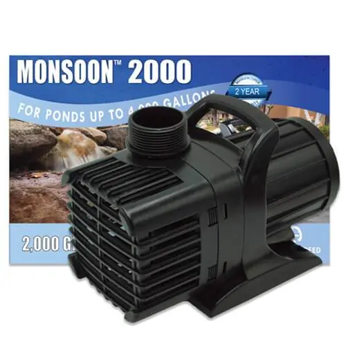 Anjon 2,000 GPH Monsoon Submersible Pond Pump - Anjon Manufacturing
