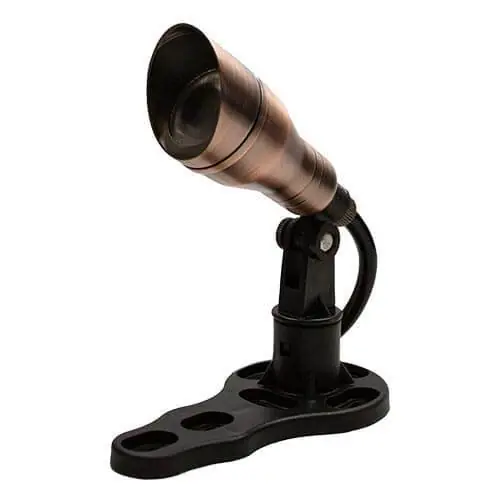 Anjon 3-Watt Bronze RGB Color Changing Spot Light w/ Hood