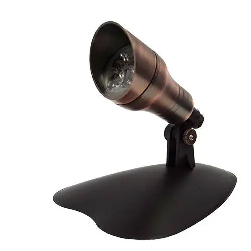 Anjon 3-Watt Bronze Spot Light w/ Hood