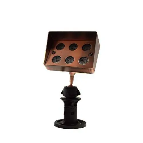 Anjon 6-Watt Bronze Spot Light w/ Hood