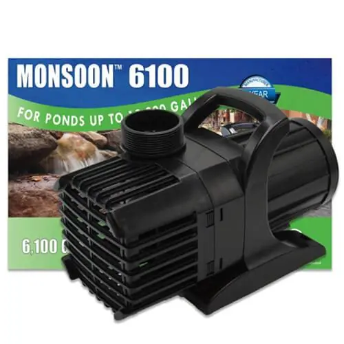 Anjon Monsoon Submersible Pond Pump 6100 GPH - Open Box